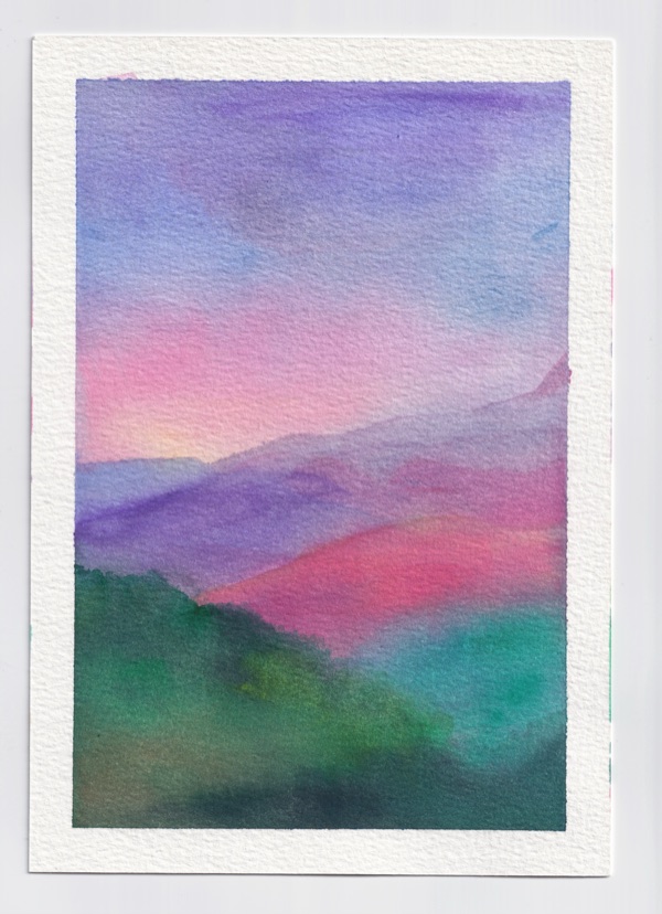 Glowing Pink Valley
